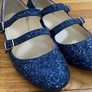 WORN ONCE J. Crew glitter Mary Jane 9